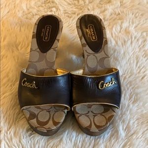 Coach Brown Heels